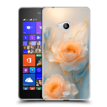 Силиконовый чехол на Microsoft Lumia 540 с принтом Женский Силиконовый чехол на Microsoft Lumia 540 с принтом Женский