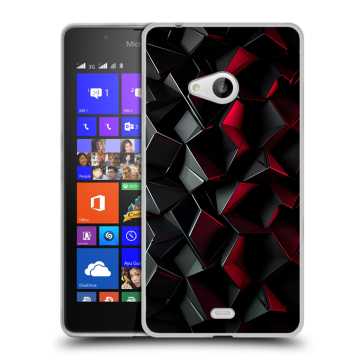 Силиконовый чехол на Microsoft Lumia 540 с принтом Абстракция