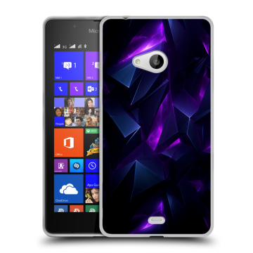 Силиконовый чехол на Microsoft Lumia 540 с принтом Абстракиция