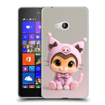 Силиконовый чехол на Microsoft Lumia 540 с принтом Куроми Kuromi 