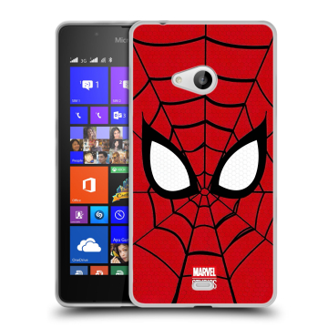Силиконовый чехол на Microsoft Lumia 540 с принтом человек паук spiderman Силиконовый чехол на Microsoft Lumia 540 с принтом человек паук spiderman