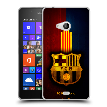 Силиконовый чехол на Microsoft Lumia 540 с принтом Барселона Barcelona