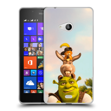 Силиконовый чехол на Microsoft Lumia 540 с принтом Шрек Shrek Силиконовый чехол на Microsoft Lumia 540 с принтом Шрек Shrek
