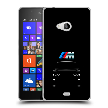 Силиконовый чехол на Microsoft Lumia 540 с принтом БМВ BMW Силиконовый чехол на Microsoft Lumia 540 с принтом БМВ BMW