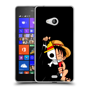 Силиконовый чехол на Microsoft Lumia 540 с принтом One Piece Ван Пис Силиконовый чехол на Microsoft Lumia 540 с принтом One Piece Ван Пис
