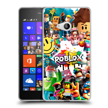 Силиконовый чехол на Microsoft Lumia 540 с принтом Roblox Роблокс Силиконовый чехол на Microsoft Lumia 540 с принтом Roblox Роблокс