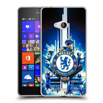 Силиконовый чехол на Microsoft Lumia 540 с принтом Chelsea Челси Силиконовый чехол на Microsoft Lumia 540 с принтом Chelsea Челси