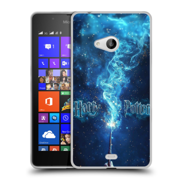 Силиконовый чехол на Microsoft Lumia 540 с принтом Harry Potter Гарри Поттер