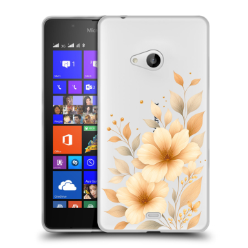 Силиконовый чехол на Microsoft Lumia 540 с принтом для девушки Силиконовый чехол на Microsoft Lumia 540 с принтом для девушки