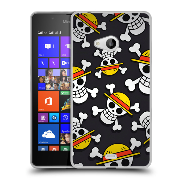Силиконовый чехол на Microsoft Lumia 540 с принтом One Piece Ван Пис Силиконовый чехол на Microsoft Lumia 540 с принтом One Piece Ван Пис
