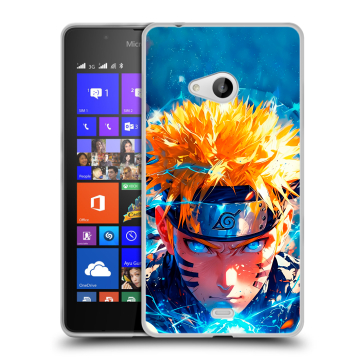 Силиконовый чехол на Microsoft Lumia 540 с принтом Аниме Наруто Naruto Силиконовый чехол на Microsoft Lumia 540 с принтом Аниме Наруто Naruto
