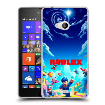 Силиконовый чехол на Microsoft Lumia 540 с принтом Roblox Роблокс Силиконовый чехол на Microsoft Lumia 540 с принтом Roblox Роблокс