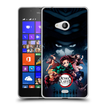 Силиконовый чехол на Microsoft Lumia 540 с принтом Demon Slayer Клинок рассекающий демонов Силиконовый чехол на Microsoft Lumia 540 с принтом Demon Slayer Клинок рассекающий демонов