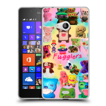 Силиконовый чехол на Microsoft Lumia 540 с принтом Флагер Fuggler Силиконовый чехол на Microsoft Lumia 540 с принтом Флагер Fuggler