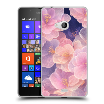Силиконовый чехол на Microsoft Lumia 540 с принтом женский Силиконовый чехол на Microsoft Lumia 540 с принтом женский