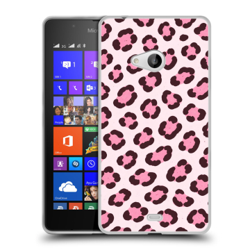 Силиконовый чехол на Microsoft Lumia 540 с принтом для девочек