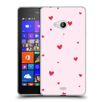 Силиконовый чехол на Microsoft Lumia 540 с принтом для девочек