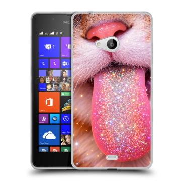Силиконовый чехол на Microsoft Lumia 540 с принтом для девочек