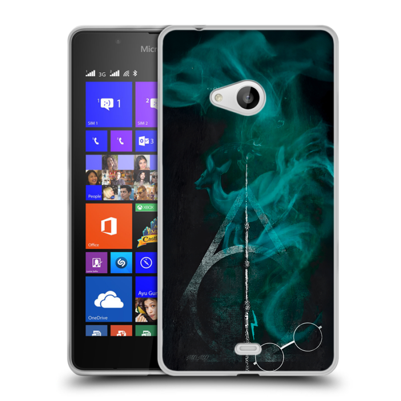 Силиконовый чехол на Microsoft Lumia 540 с принтом Гарри Поттер Harry Potter Силиконовый чехол на Microsoft Lumia 540 с принтом Гарри Поттер Harry Potter