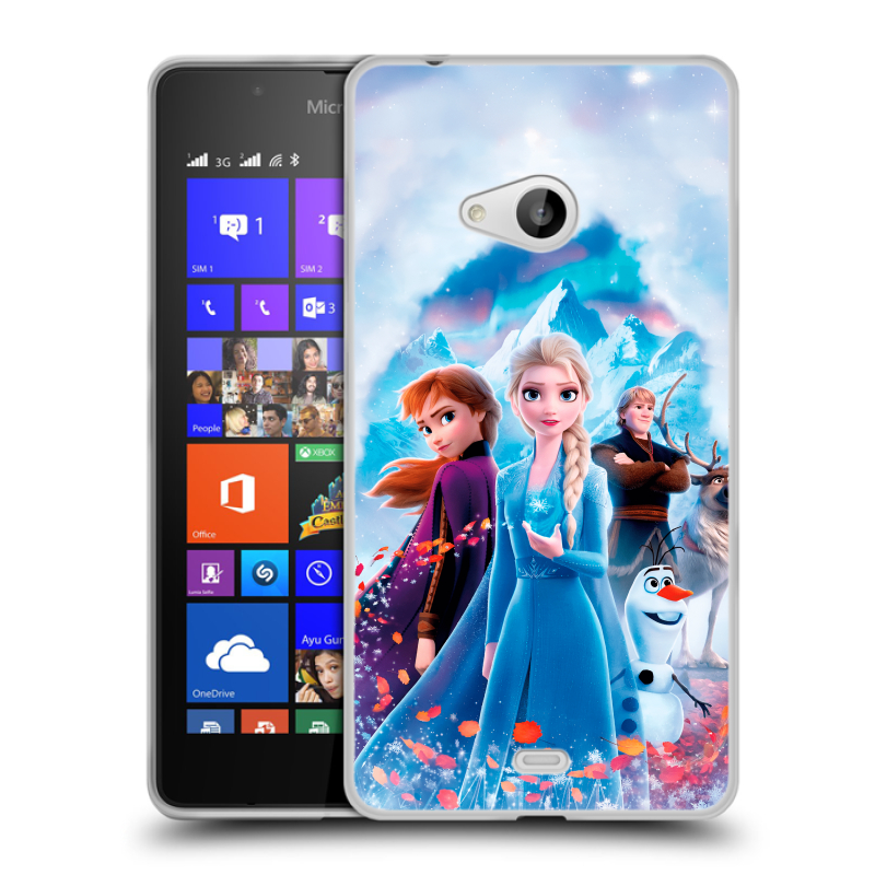 Пластиковый чехол на Microsoft Lumia 540 с принтом Холодное сердце Frozen Пластиковый чехол на Microsoft Lumia 540 с принтом Холодное сердце Frozen