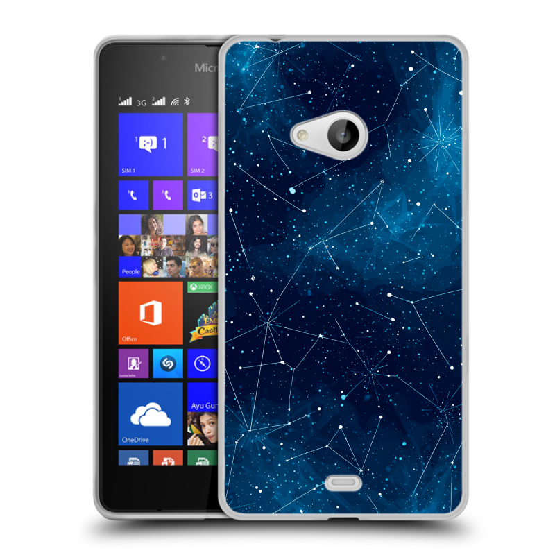 Пластиковый чехол на Microsoft Lumia 540 с принтом Космос звезды Пластиковый чехол на Microsoft Lumia 540 с принтом Космос звезды