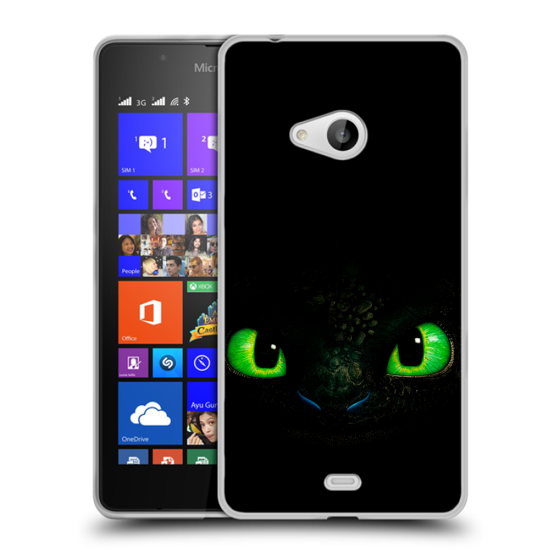 Пластиковый чехол на Microsoft Lumia 540 с принтом Как приручить дракона Пластиковый чехол на Microsoft Lumia 540 с принтом Как приручить дракона