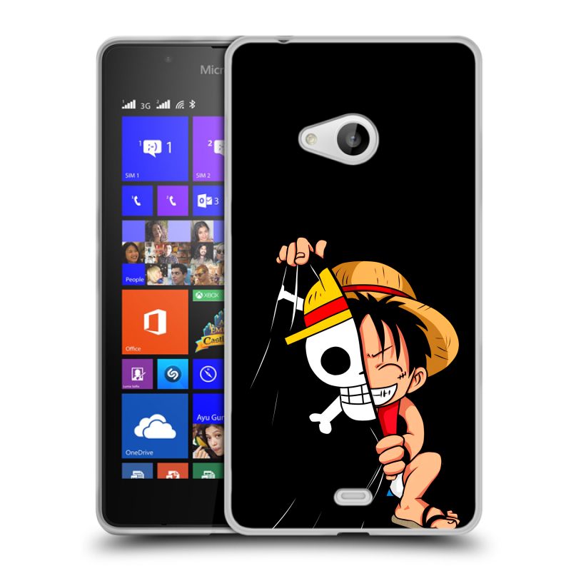 Пластиковый чехол на Microsoft Lumia 540 с принтом One Piece Ван Пис Пластиковый чехол на Microsoft Lumia 540 с принтом One Piece Ван Пис