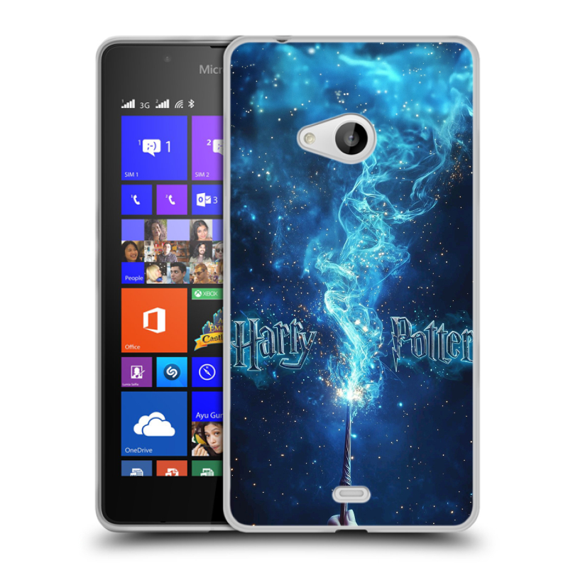 Силиконовый чехол на Microsoft Lumia 540 с принтом Harry Potter Гарри Поттер Силиконовый чехол на Microsoft Lumia 540 с принтом Harry Potter Гарри Поттер