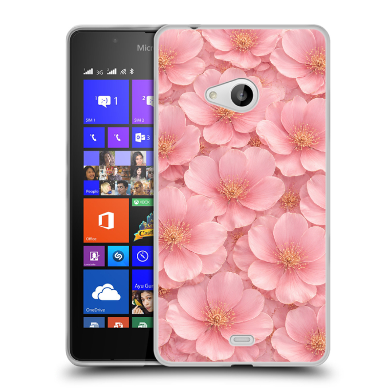 Силиконовый чехол на Microsoft Lumia 540 с принтом женский Силиконовый чехол на Microsoft Lumia 540 с принтом женский