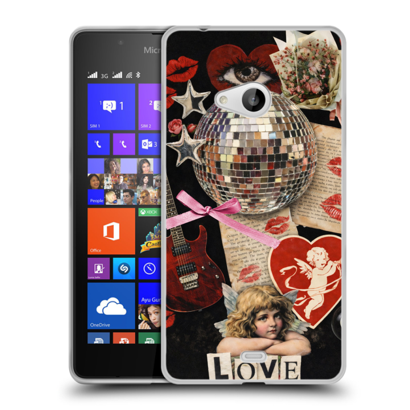 Силиконовый чехол на Microsoft Lumia 540 с принтом для девочек Силиконовый чехол на Microsoft Lumia 540 с принтом для девочек