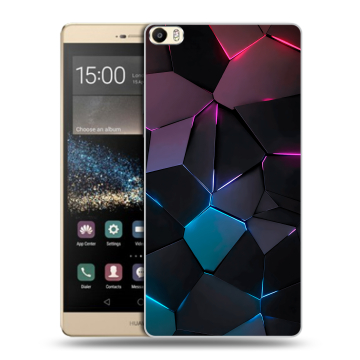 Пластиковый чехол на Huawei P8 Max с принтом Геометрия неона Пластиковый чехол на Huawei P8 Max с принтом Геометрия неона