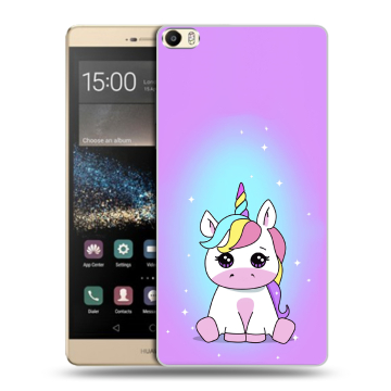 Пластиковый чехол на Huawei P8 Max с принтом Единорог Пластиковый чехол на Huawei P8 Max с принтом Единорог