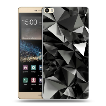Пластиковый чехол на Huawei P8 Max с принтом Черные кристаллы Пластиковый чехол на Huawei P8 Max с принтом Черные кристаллы