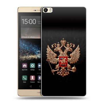Пластиковый чехол на Huawei P8 Max с принтом Герб России Пластиковый чехол на Huawei P8 Max с принтом Герб России