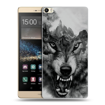 Пластиковый чехол на Huawei P8 Max с принтом Волк Пластиковый чехол на Huawei P8 Max с принтом Волк