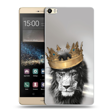 Пластиковый чехол на Huawei P8 Max с принтом Лев с короной Пластиковый чехол на Huawei P8 Max с принтом Лев с короной