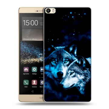 Пластиковый чехол на Huawei P8 Max с принтом Волки Пластиковый чехол на Huawei P8 Max с принтом Волки