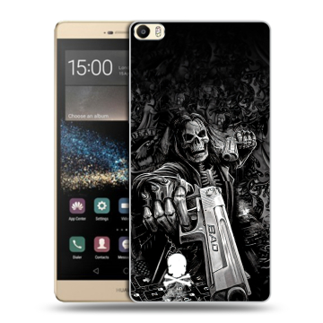 Пластиковый чехол на Huawei P8 Max с принтом Скелет Пластиковый чехол на Huawei P8 Max с принтом Скелет