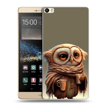 Пластиковый чехол на Huawei P8 Max с принтом Сова