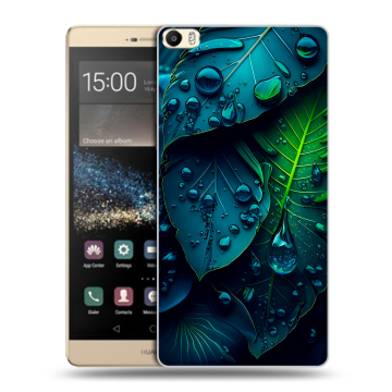 Пластиковый чехол на Huawei P8 Max с принтом Листья Пластиковый чехол на Huawei P8 Max с принтом Листья
