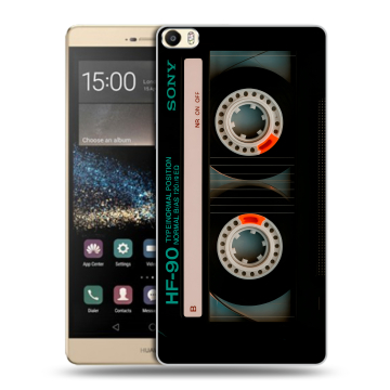 Пластиковый чехол на Huawei P8 Max с принтом Кассета