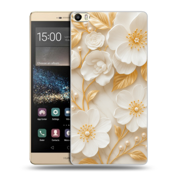 Пластиковый чехол на Huawei P8 Max с принтом Цветы