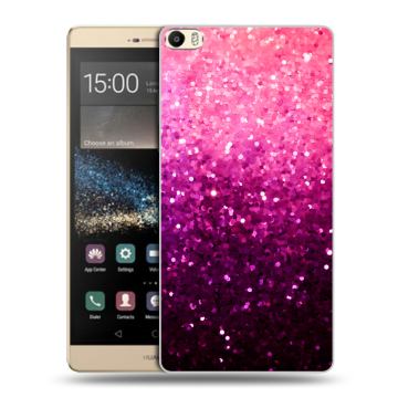 Пластиковый чехол на Huawei P8 Max с принтом Блестки