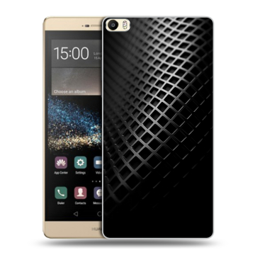 Пластиковый чехол на Huawei P8 Max с принтом Текстура металла