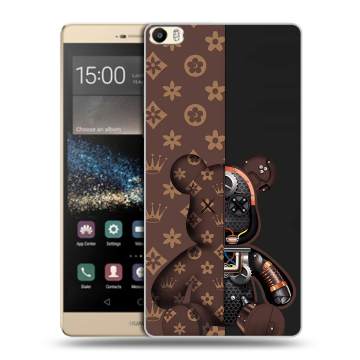 Пластиковый чехол на Huawei P8 Max с принтом Луи робот