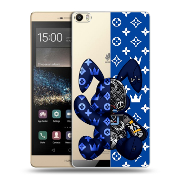 Пластиковый чехол на Huawei P8 Max с принтом Луи робот