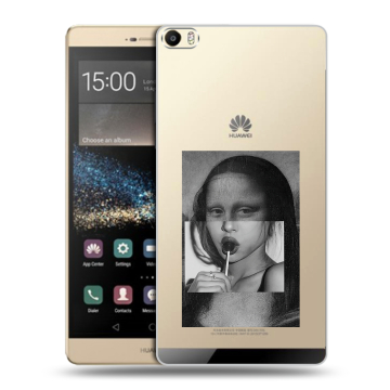 Пластиковый чехол на Huawei P8 Max с принтом Мона Лиза