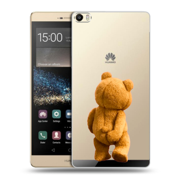 Пластиковый чехол на Huawei P8 Max с принтом Медведь