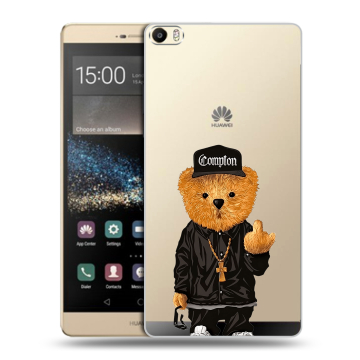 Пластиковый чехол на Huawei P8 Max с принтом Плюшевый медведь