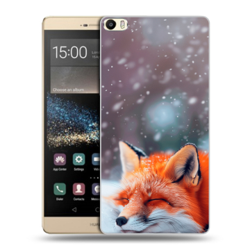 Пластиковый чехол на Huawei P8 Max с принтом лиса